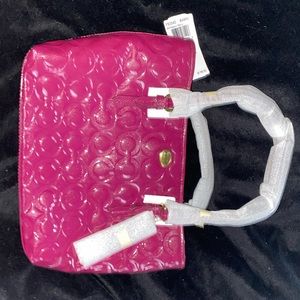 Coach mini tote passion berry